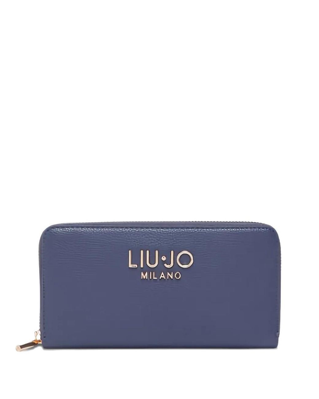 Liu Jo Blue Logo Zip Wallet