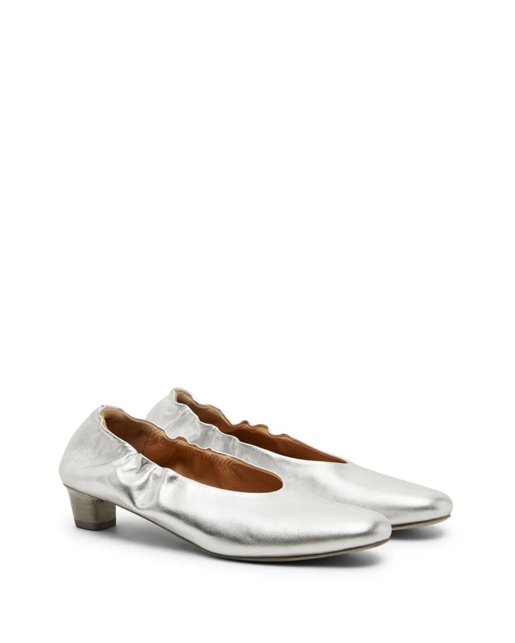 Marsèll White Scia Leather Pumps