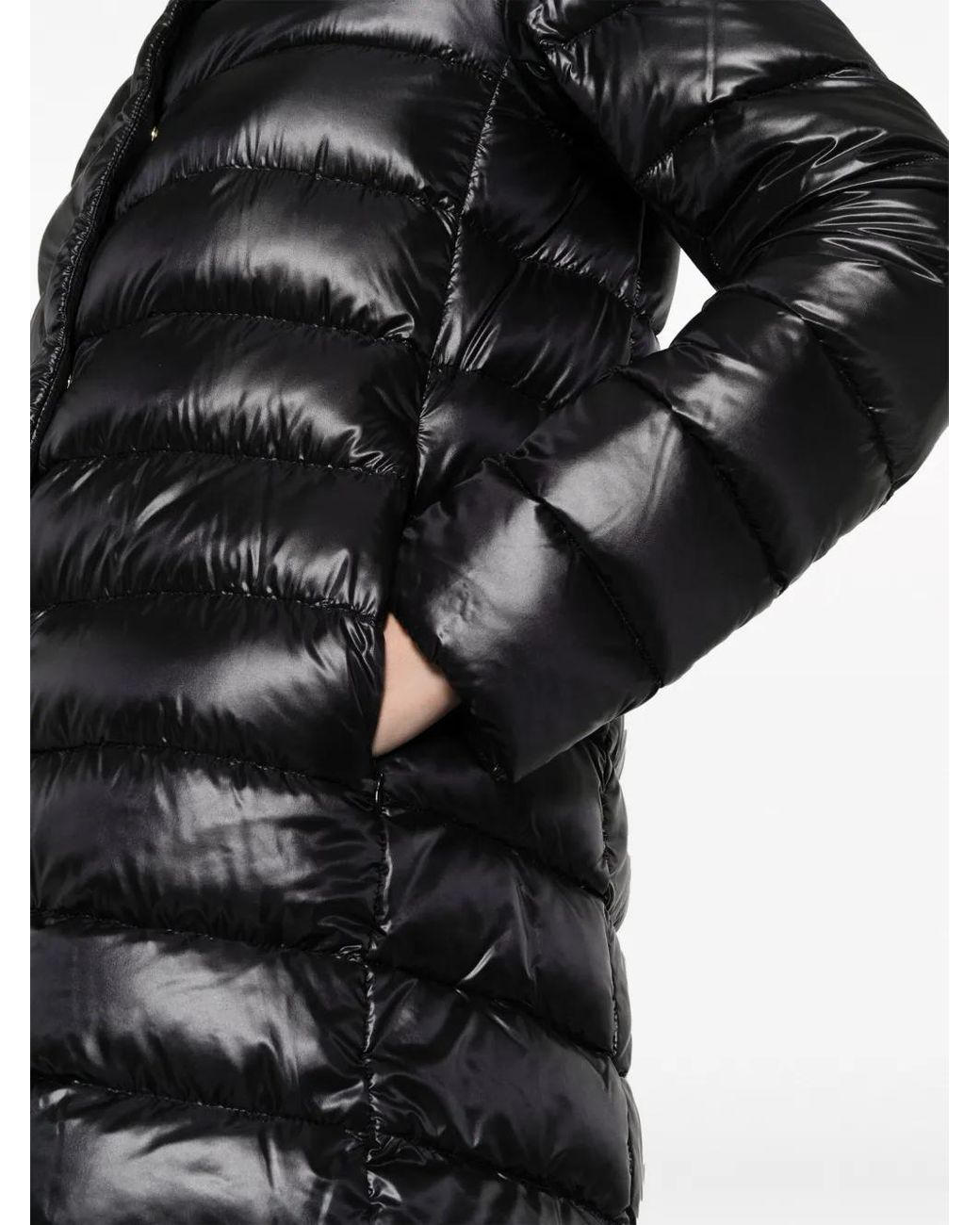 Veste Matelassée Amelia À Col Montant Herno en coloris Black