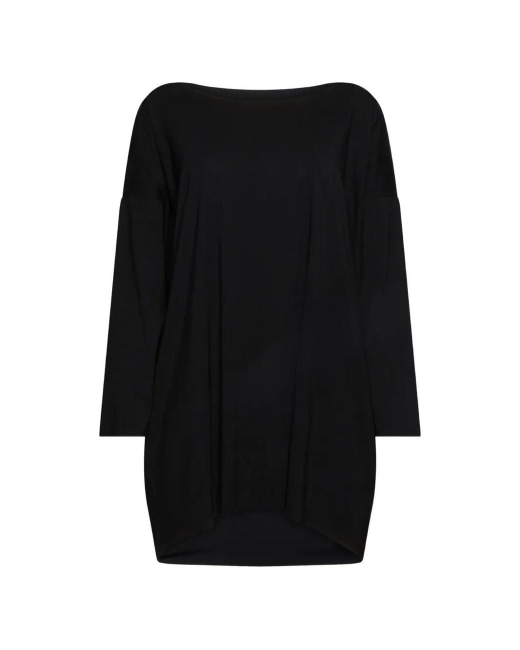 Wolford Black Pure Boat-Neck Top