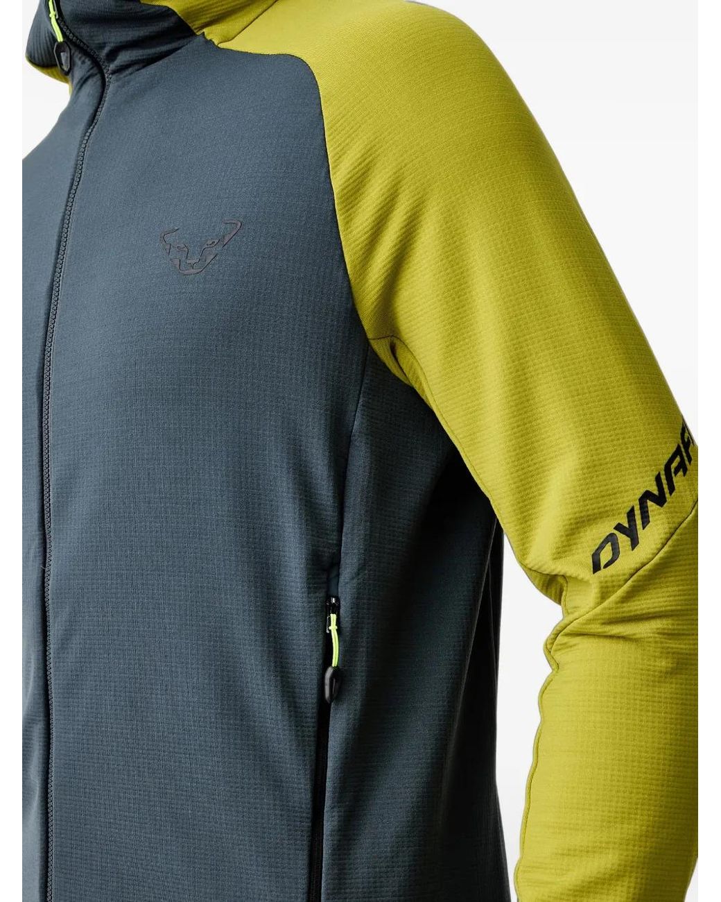 Dynafit Blue Logo-Print Zip-Up Hoodie for men