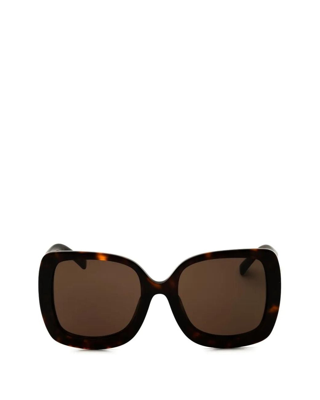 Dolce & Gabbana Brown Oversized-Frame Tortoiseshell-Effect Sunglasses