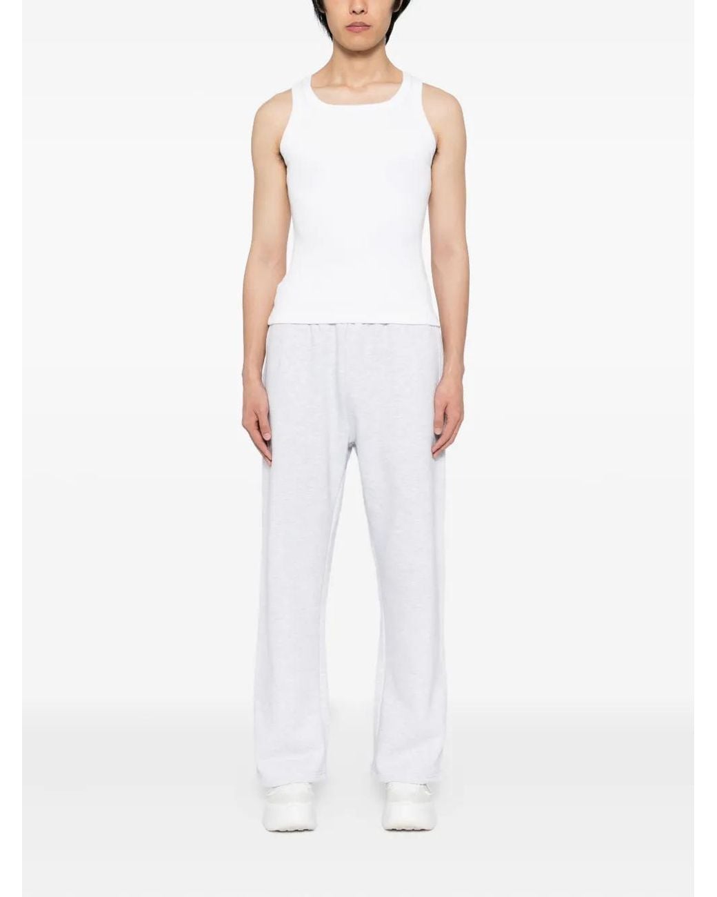 Entire studios White Cotton Trousers for men