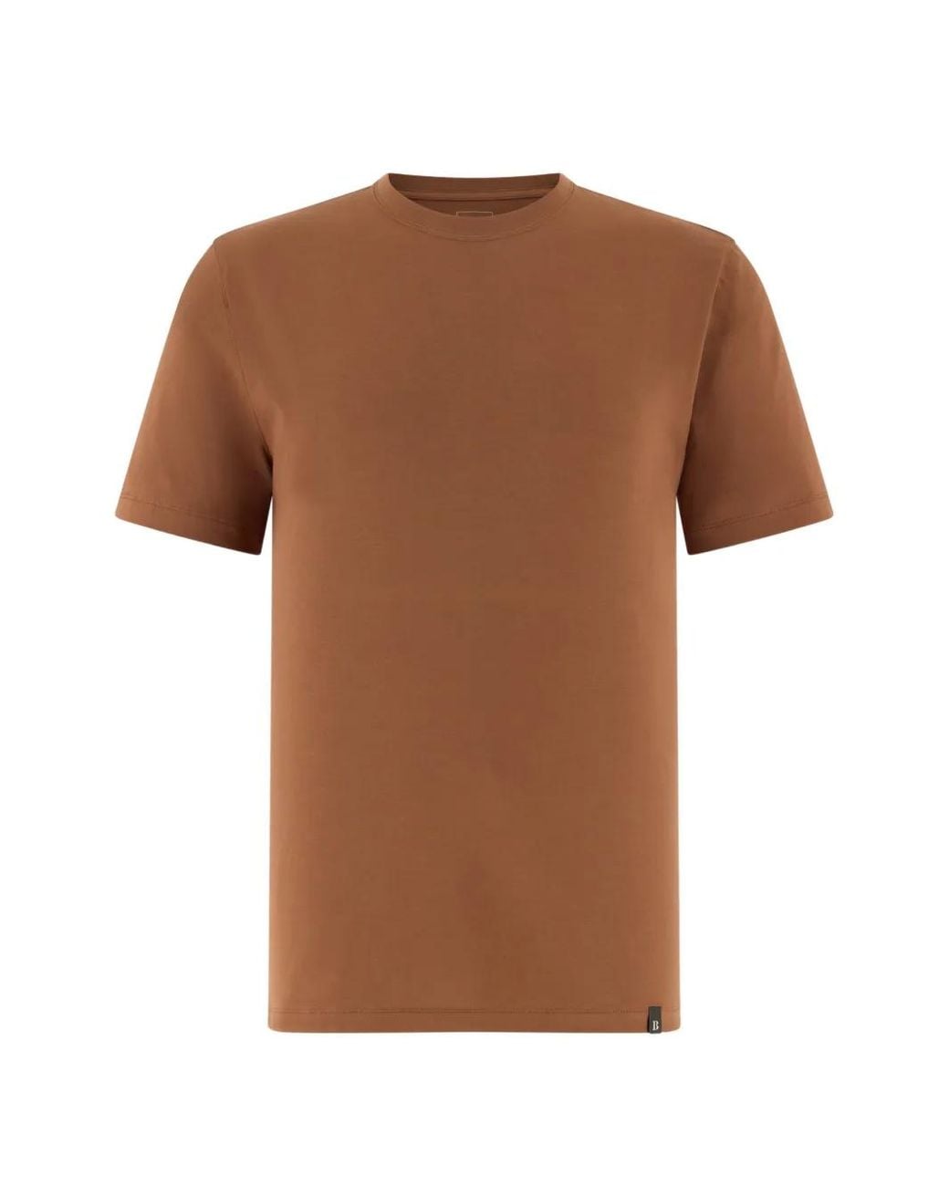 Boggi Brown Round-Neck T-Shirt for men