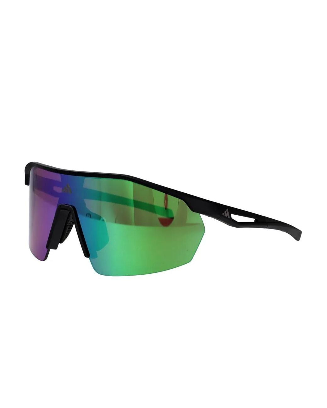Adidas Green Anemos Light Shield-Frame Sunglasses for men