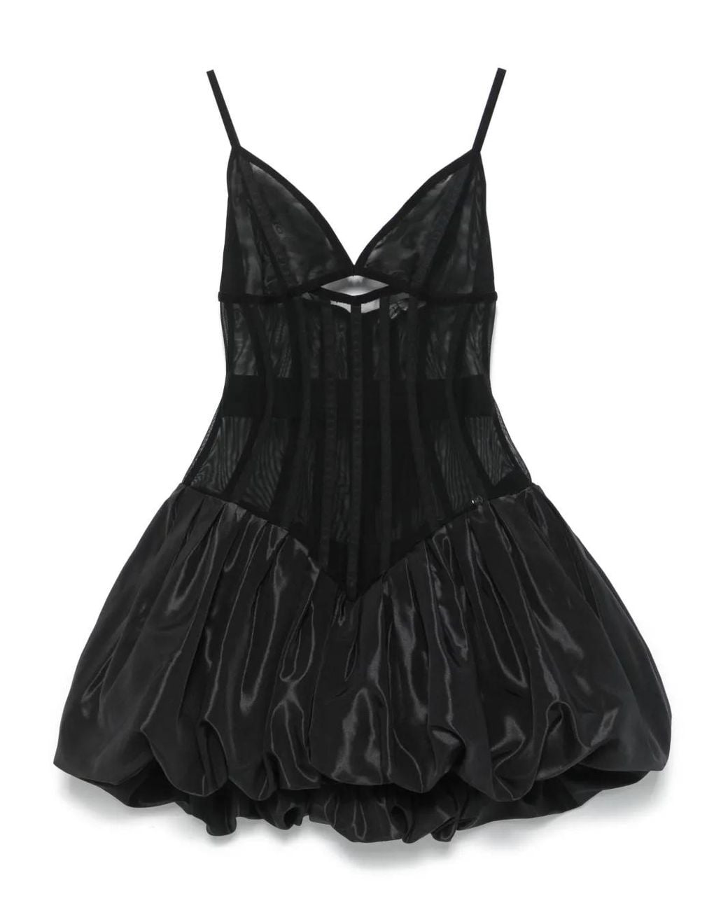 knee length dresses for ladies Melody Bow Back Taffeta Mini Dress