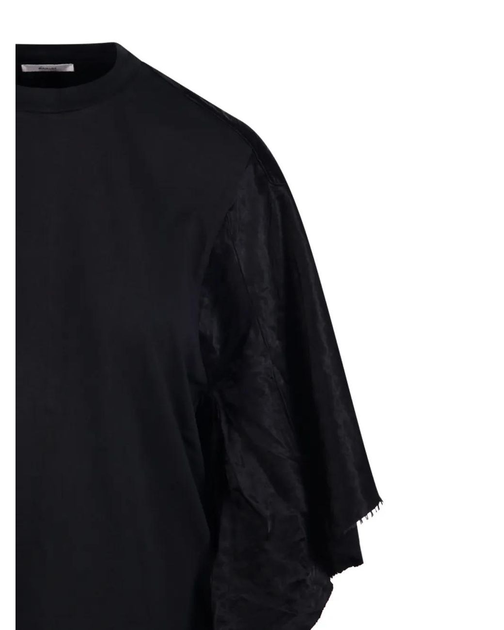 Haikure Blue Flynn Ruffled-Sleeve T-Shirt