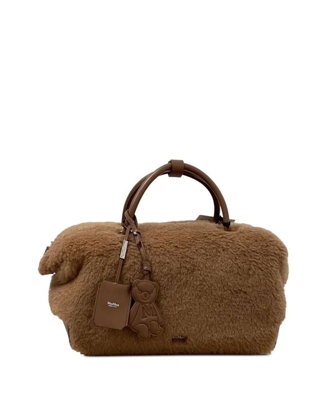 Borsa Tote Teddy di Max Mara in Brown