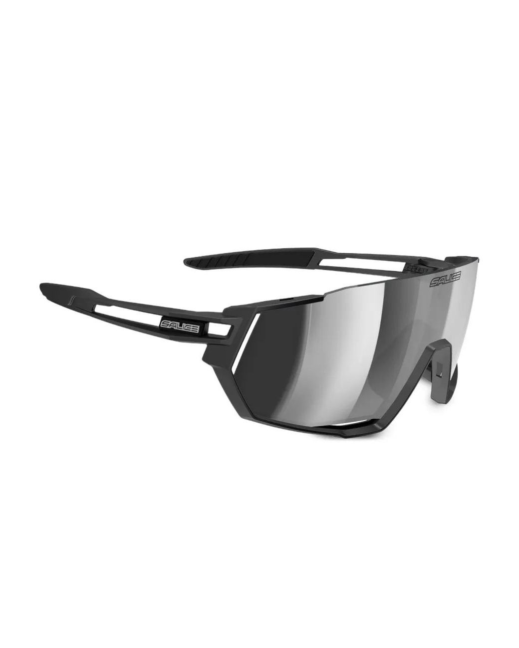 Salice Black Geometric Sunglasses