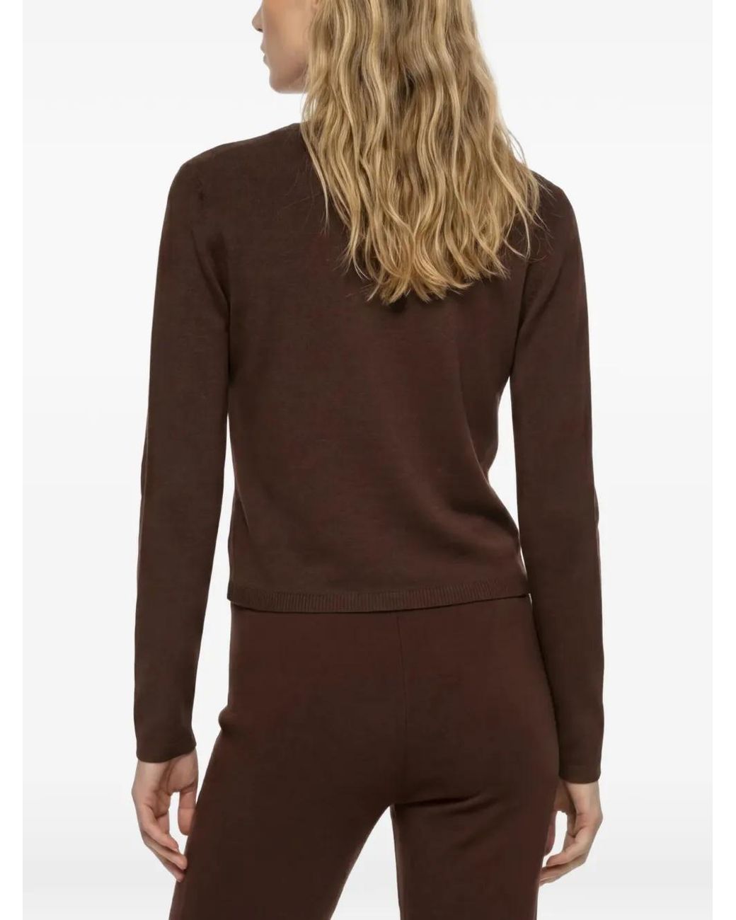 Karl Lagerfeld Brown Autograph Loungewear Cardigan
