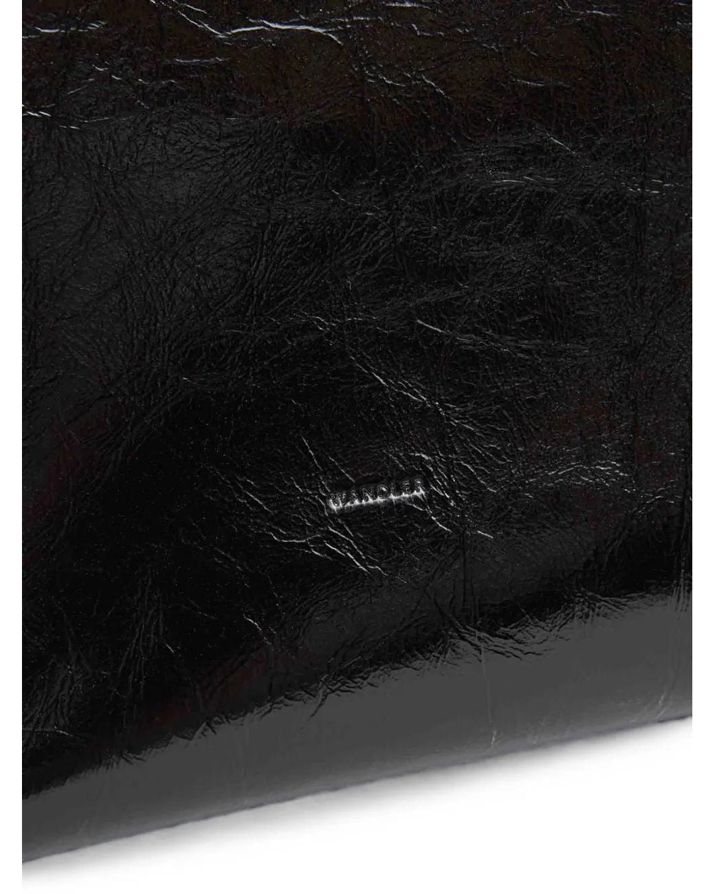 Wandler Black Ida Crinkled-Leather Tote Bag