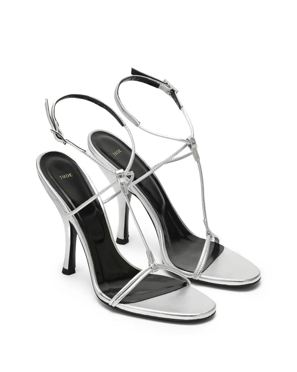 Jude White Mixer T-Bar Sandals