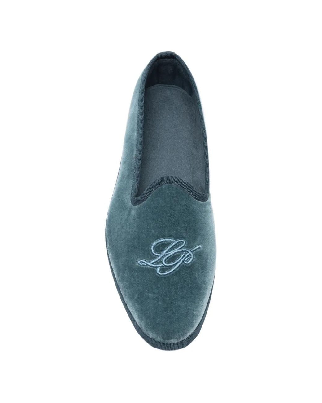 Loro Piana Blue Chaussons Lp Venice