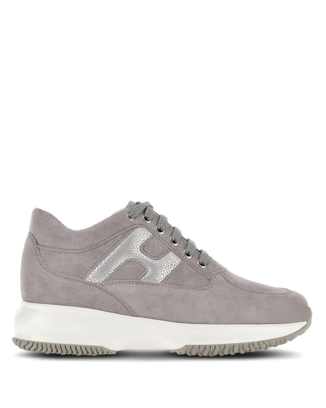 Hogan Gray Interactive Low-Top Sneakers