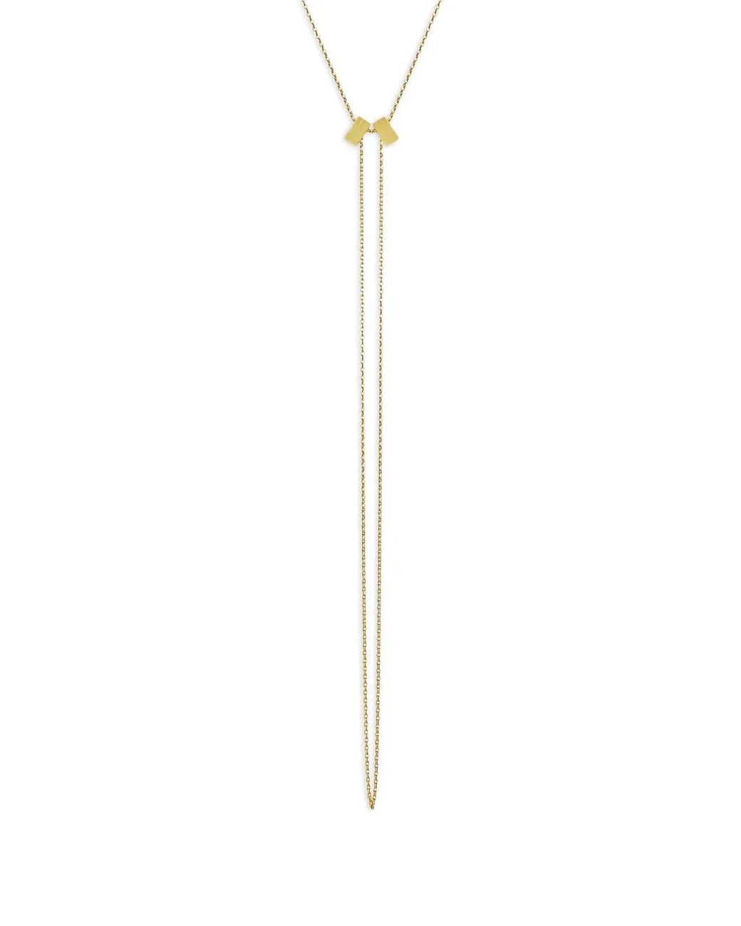 Shihara Metallic 18Kt Cube 01 Necklace