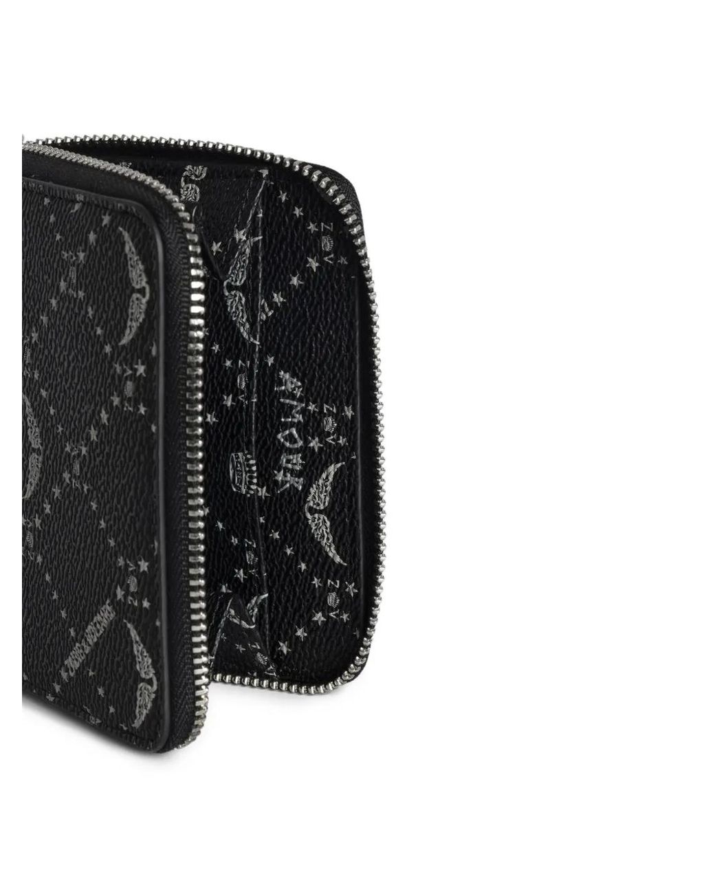 Cartera Con Monograma Zadig & Voltaire de color Black
