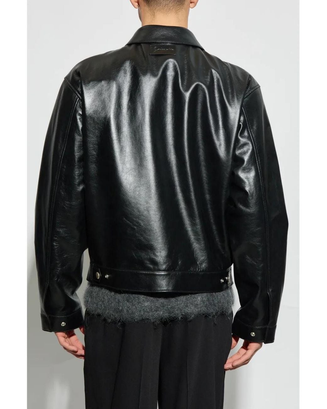 Givenchy Black Leather Jacket for men