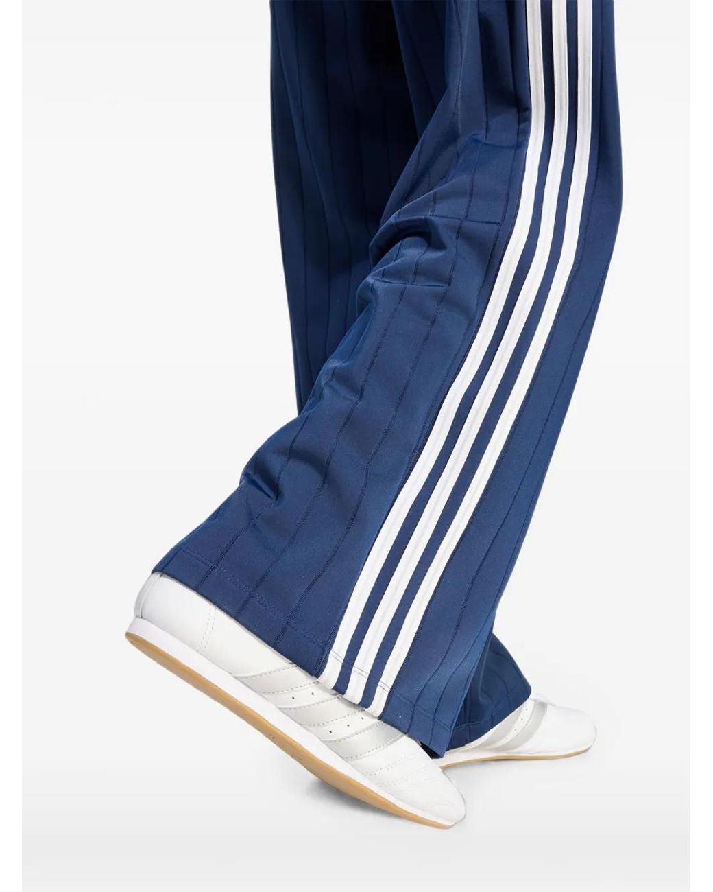 Adidas Blue Pinstripe Firebird Track Pants
