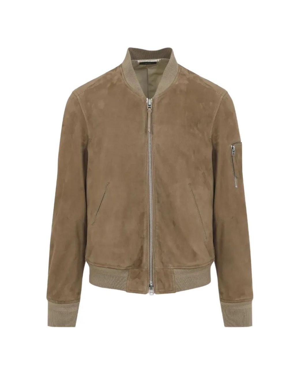 Tom Ford Brown Leather Jacket for men