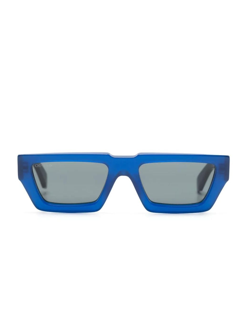 Off-White c/o Virgil Abloh Blue Manchester Square-Frame Sunglasses