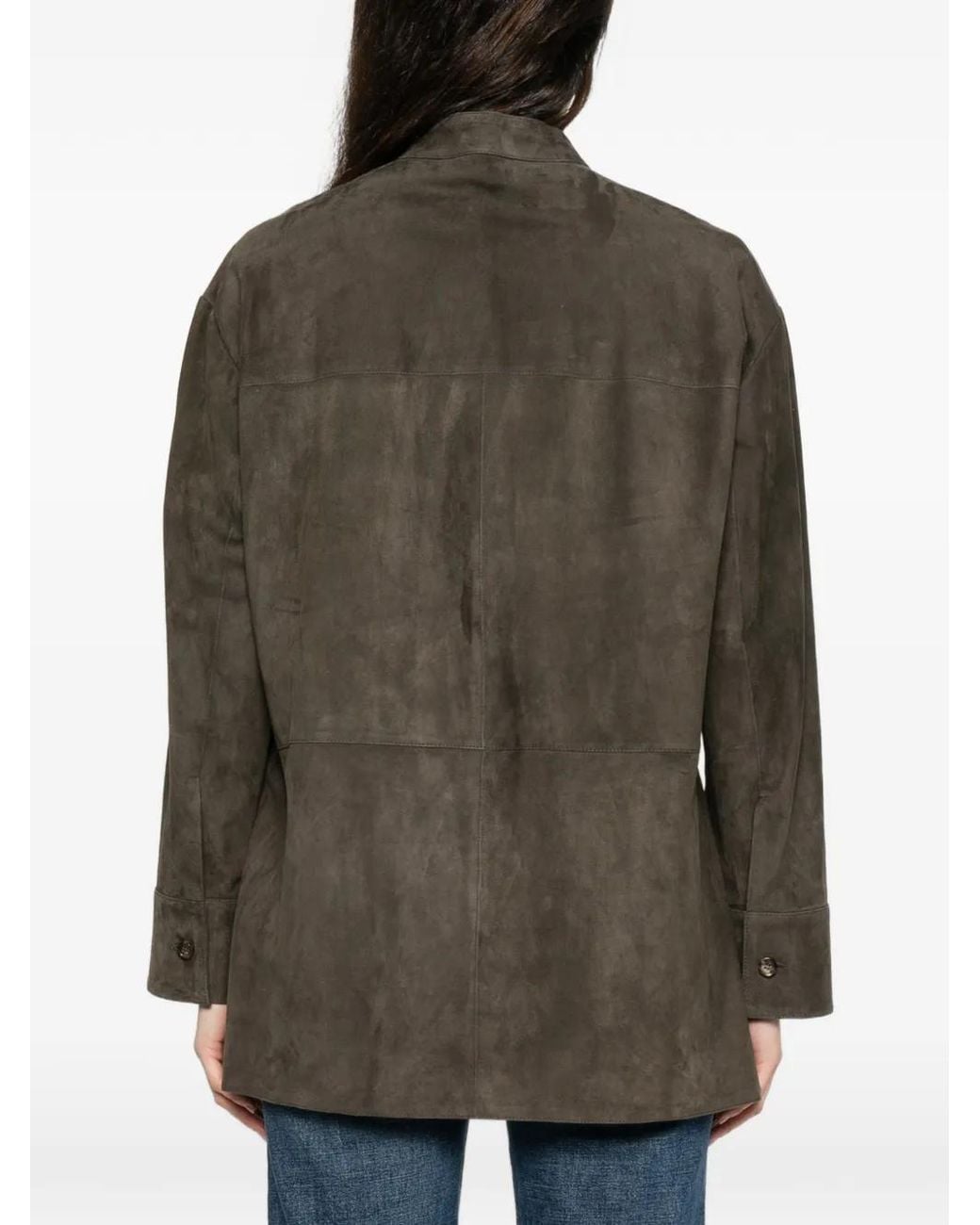 Max Mara Brown Buttoned Pocket Jacket