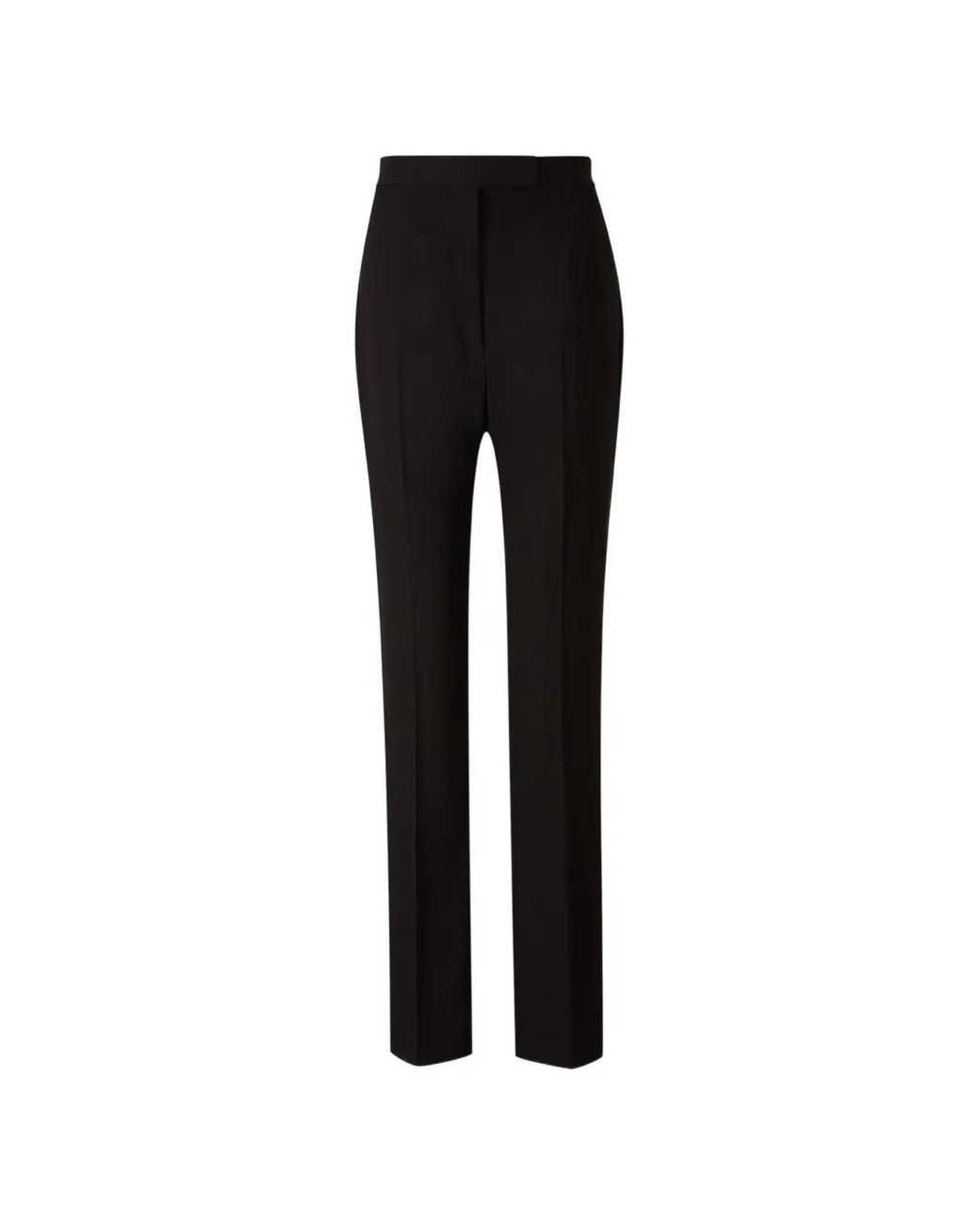 Tom Ford Black Satin-Trim Wool Trousers