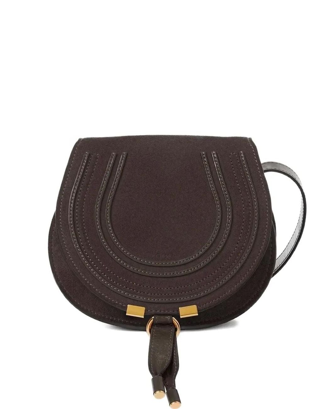 Borsa Marcie Mini di Chloé in Brown