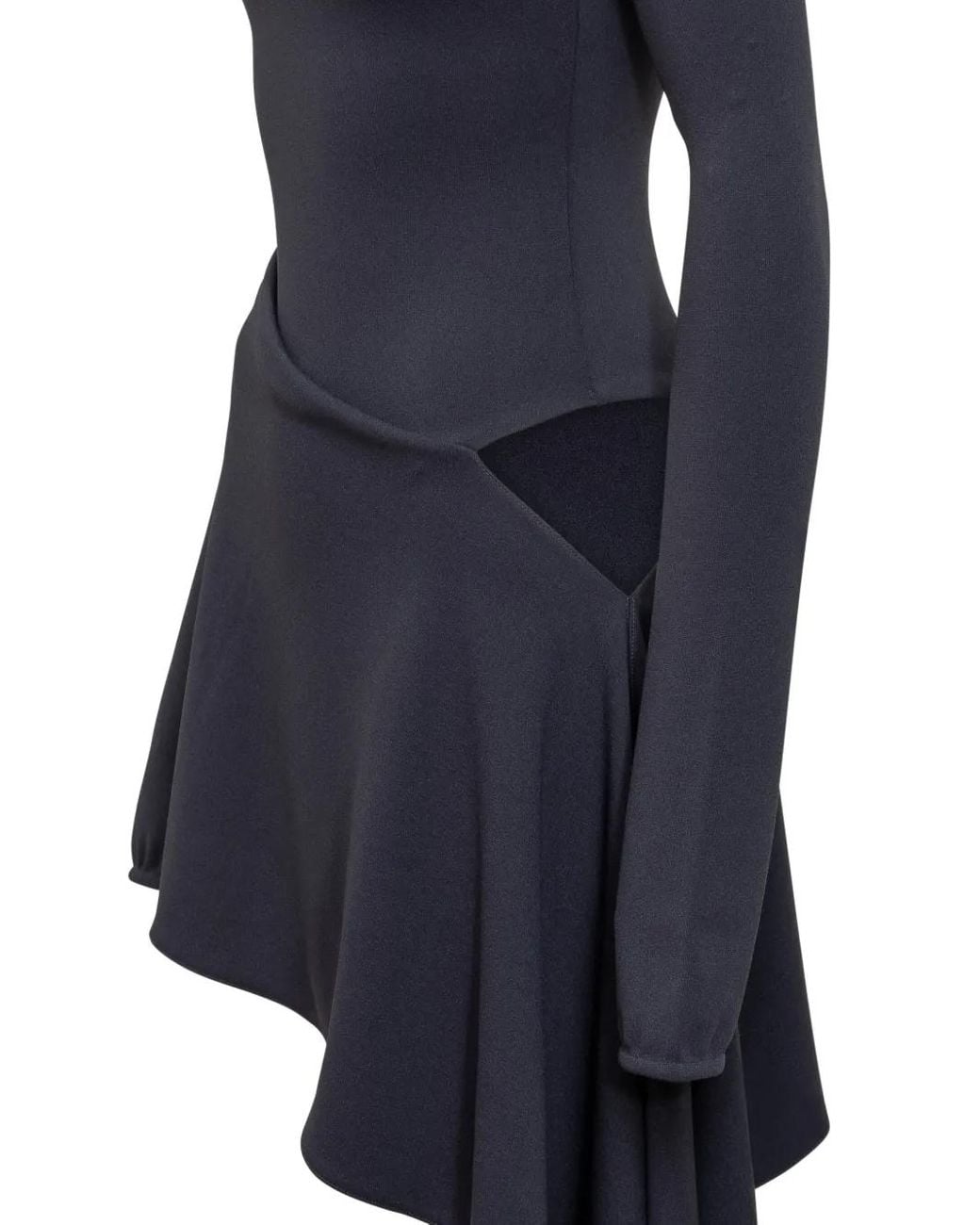 The Attico Blue Sable Mini Dress