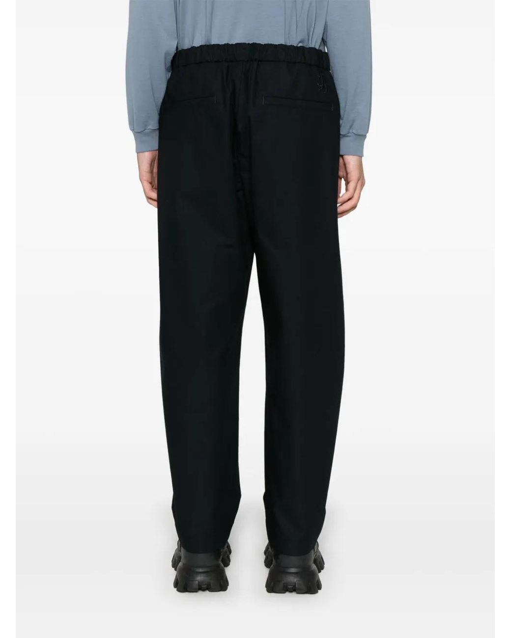 Jil Sander Blue Tapered Trousers for men