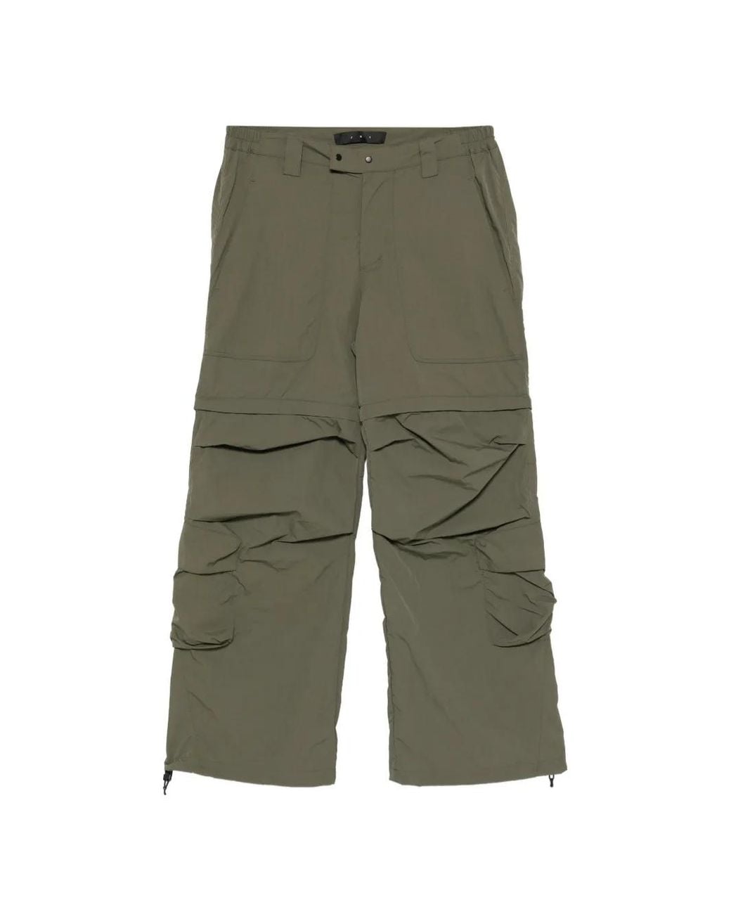 JG1 Green Pantalon À Taille Ceinturée for men