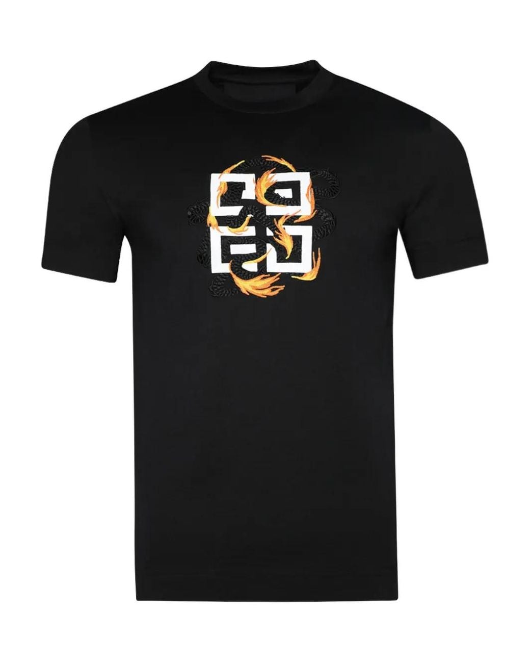 Givenchy Black Slim Fit T-Shirt for men