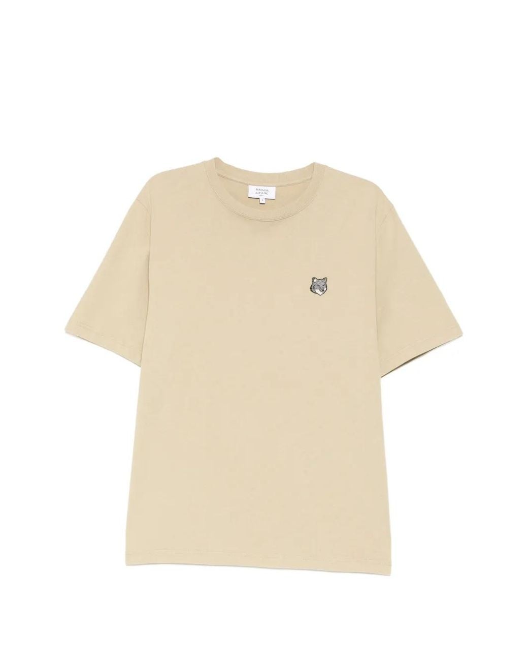 Maison Kitsuné Natural Fox Head T-Shirt for men