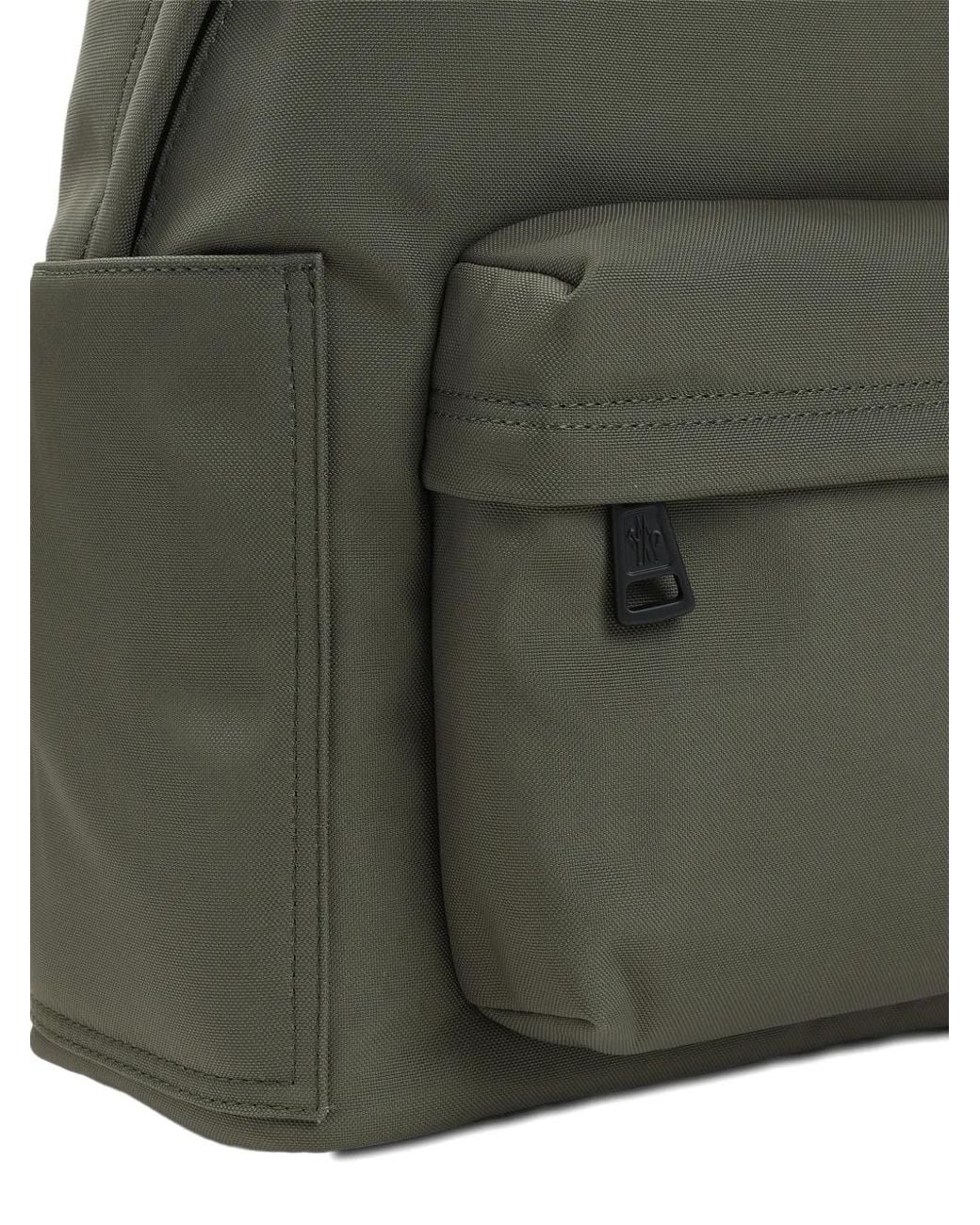 Moncler Green New Pierrick Logo-Detail Backpack for men