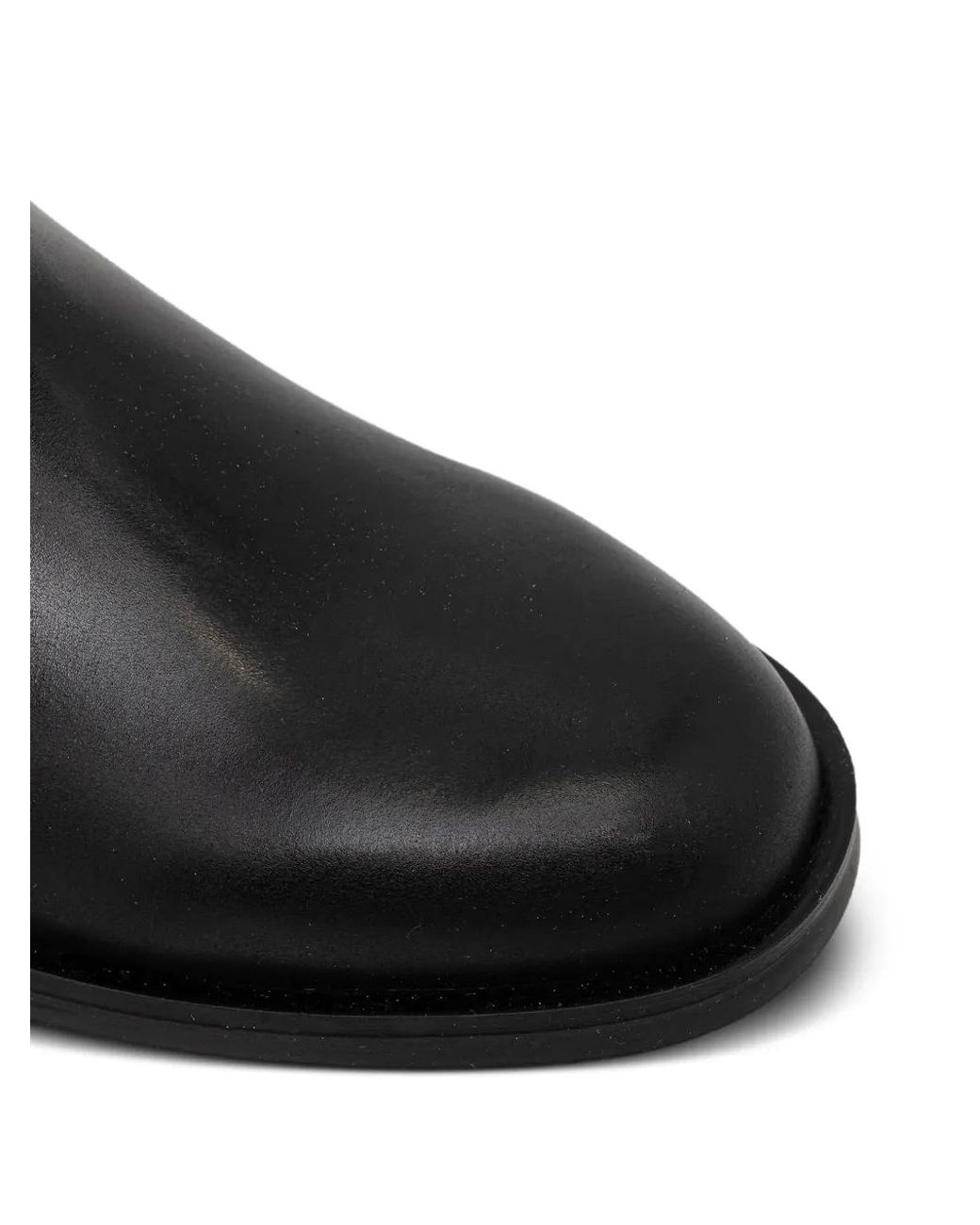 Marc O' Polo Black Buckle Strap Boots