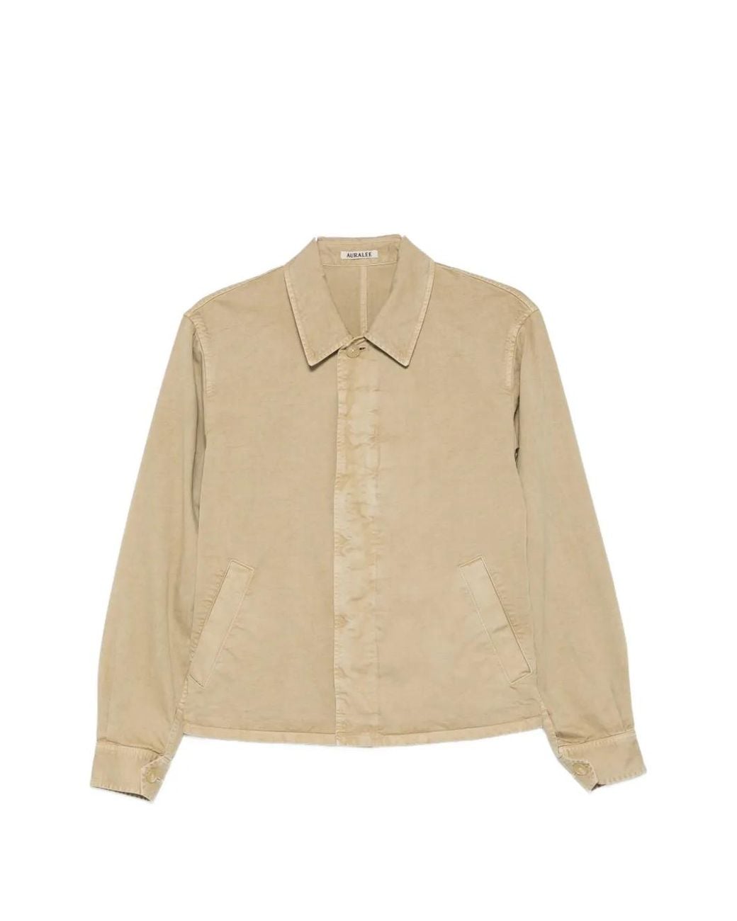 Auralee Jacke Mit Kragen in Natural für Herren