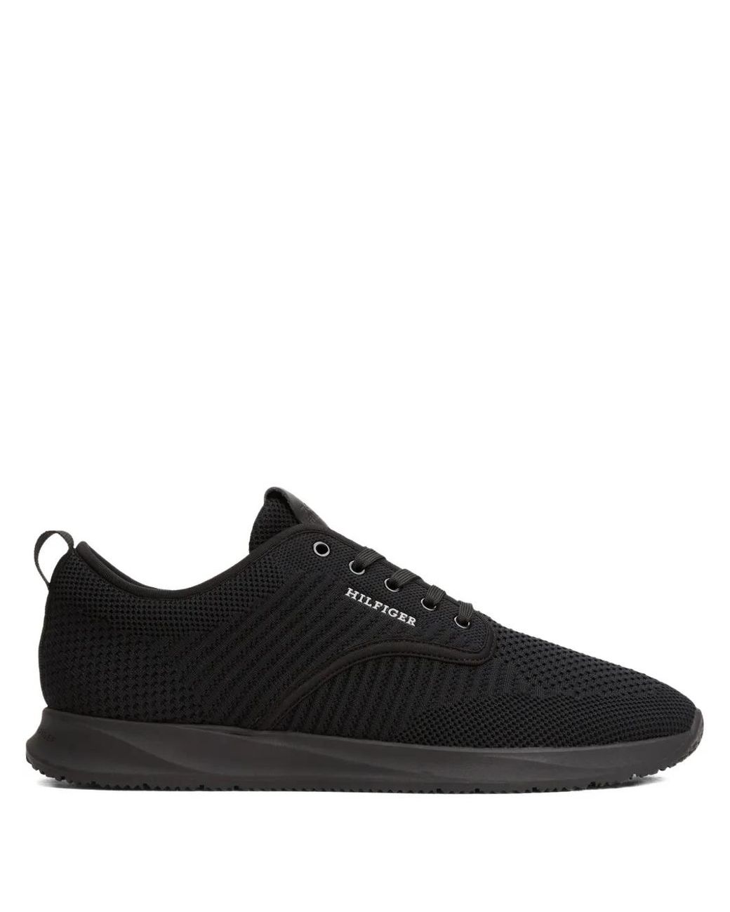 Tommy Hilfiger Black Logo Trainers for men