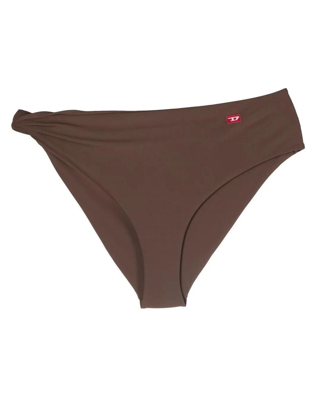 DIESEL Brown Ash Twisted Bikini Bottoms