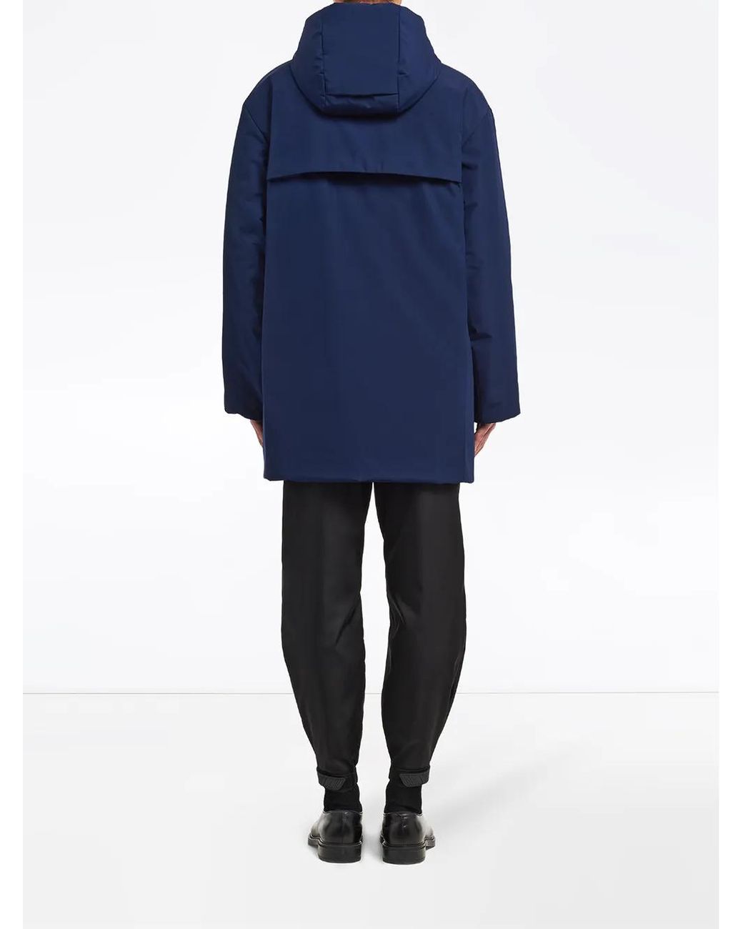 Prada Omkeerbare Jas in het Blue voor heren