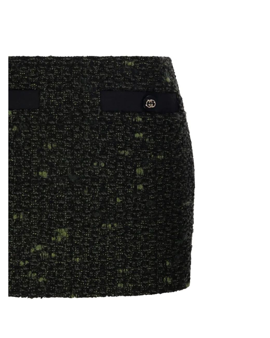 Gucci Black Ribbon Mini Skirt