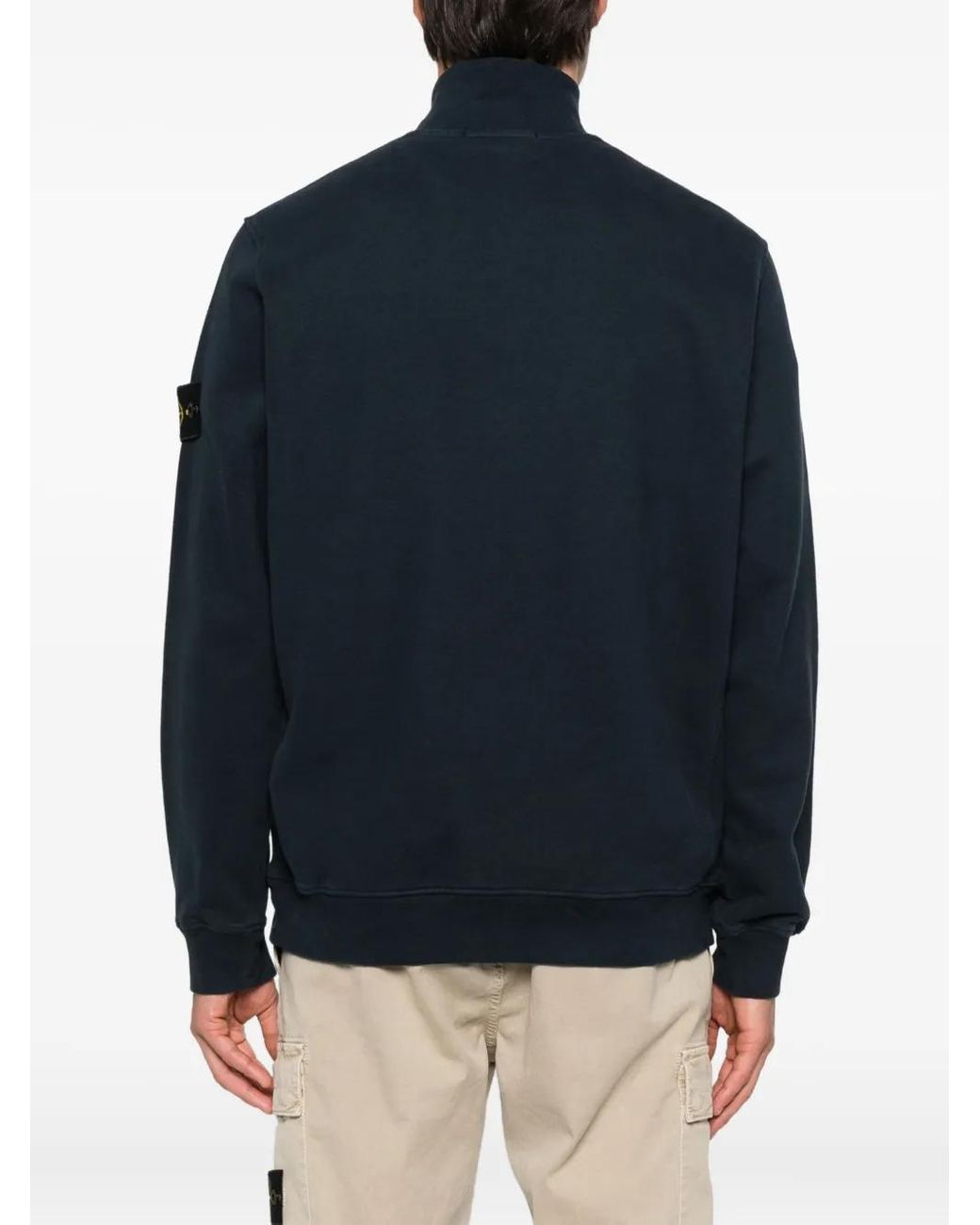 Stone Island Blue Sweatshirt for men