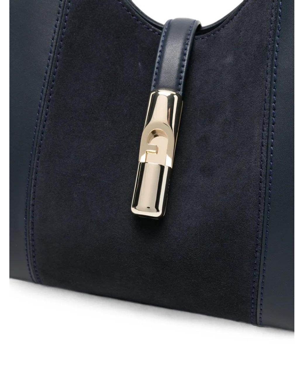 Borsa A Spalla Con Inserti di Furla in Black