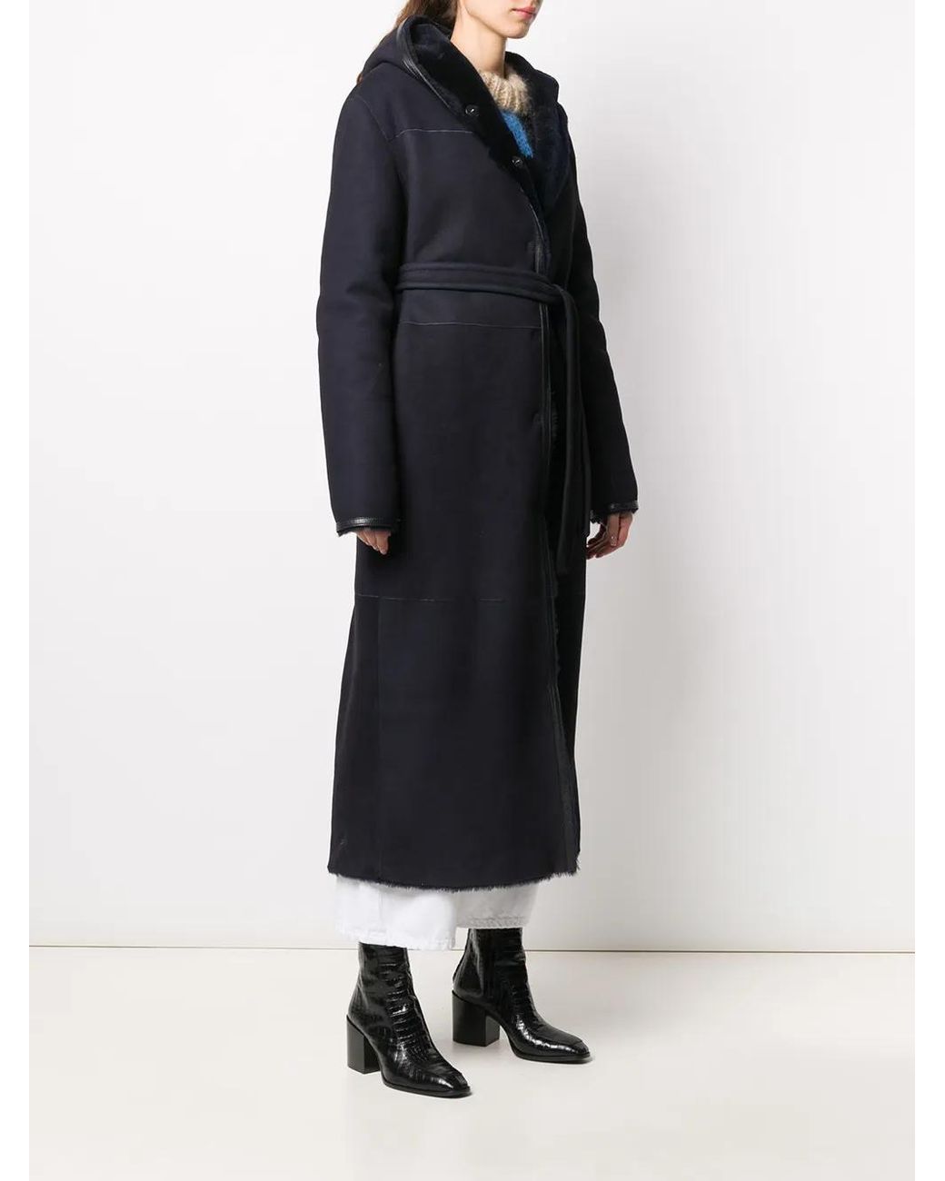 Liska Black Single Breasted Coat