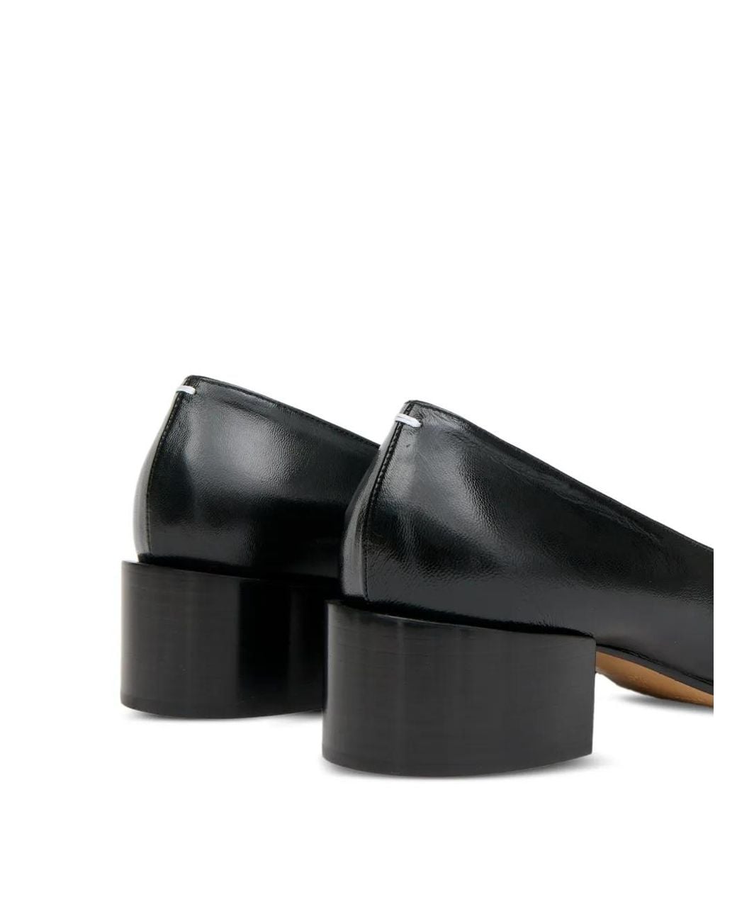 Maison Margiela Black Piped Pumps