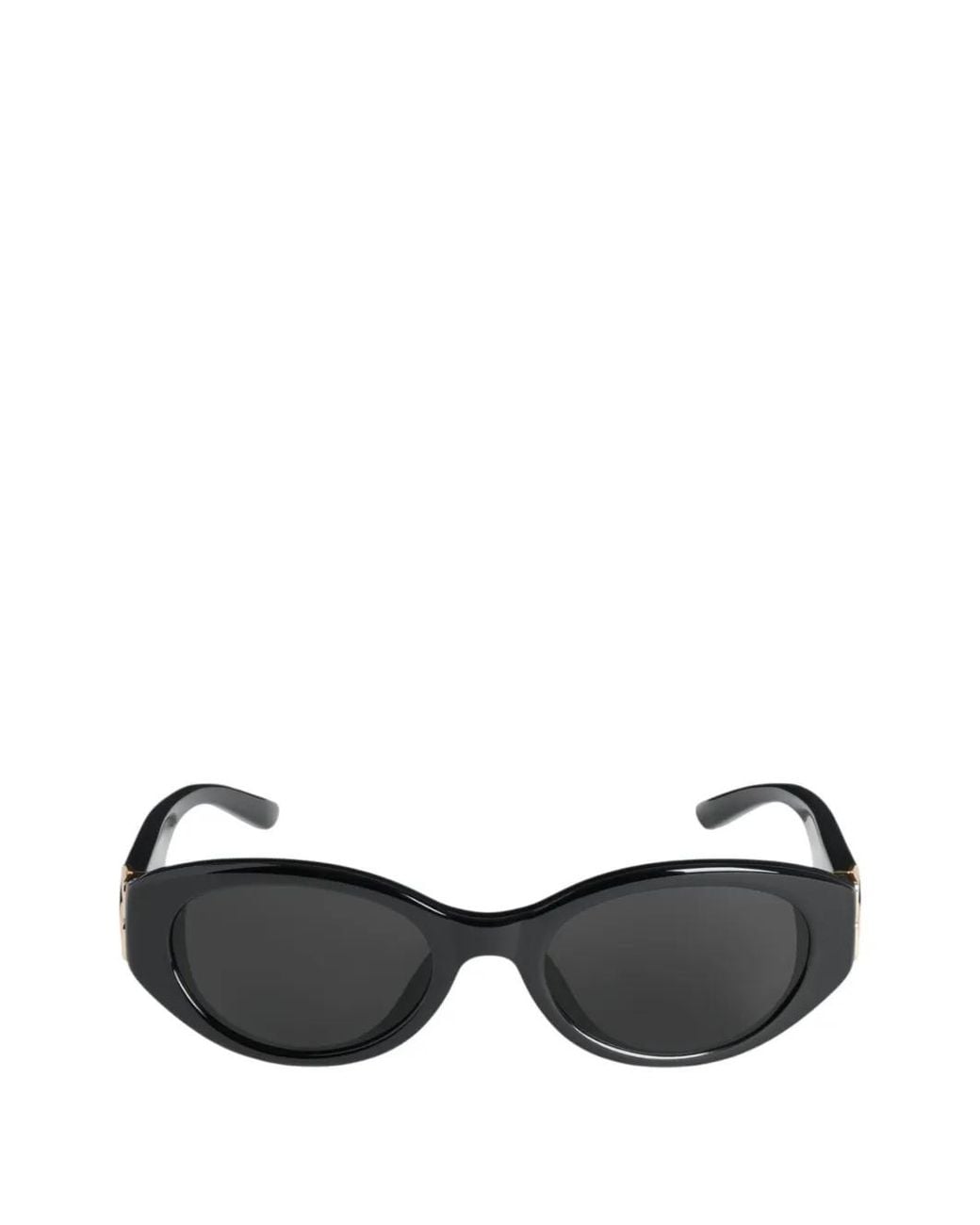 Balenciaga Black Cosmo Oval-Frame Sunglasses