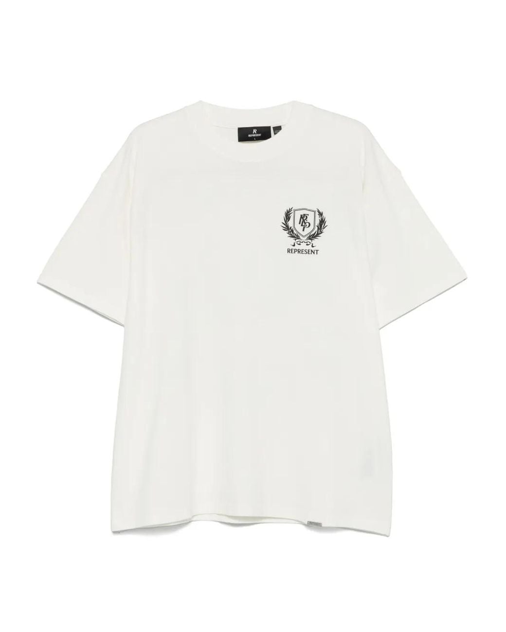 Represent White Crest T-Shirt for men