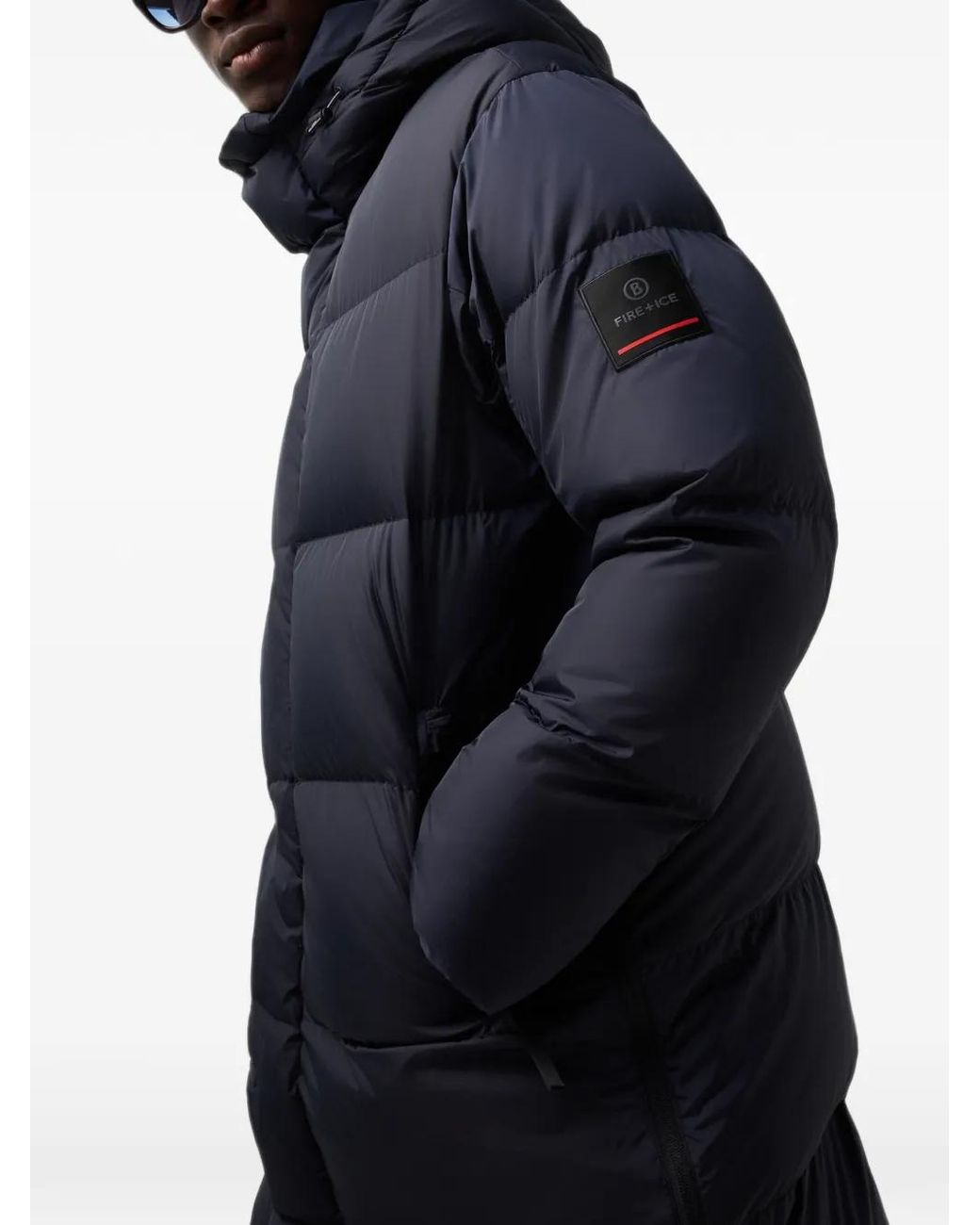 Bogner Fire + Ice Blue Walt Quilted Coat for men