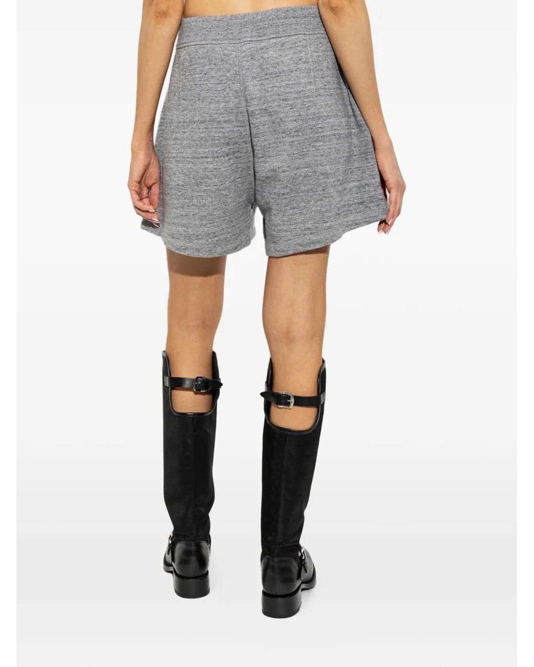 DSquared² Gray Short À Lien De Resserrage Et Effet Chiné