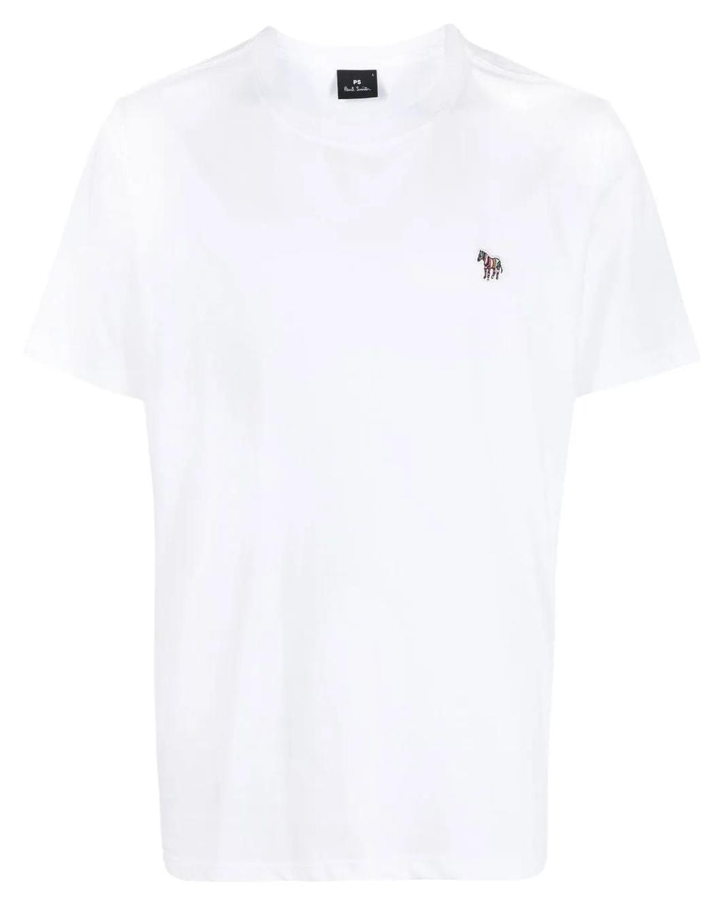 Paul Smith White Logo Patch T-Shirt for men
