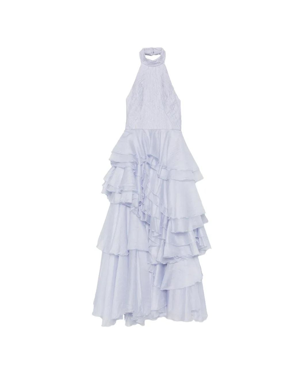 Aje. White Fayette Gown