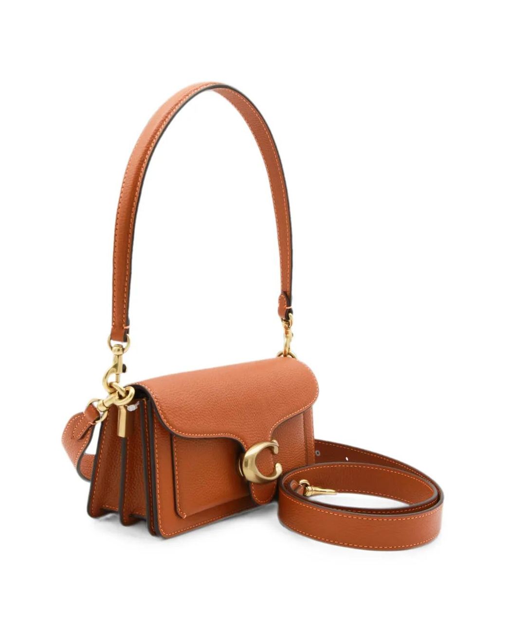 COACH White Tabby 20 Leather Shoulder Bag